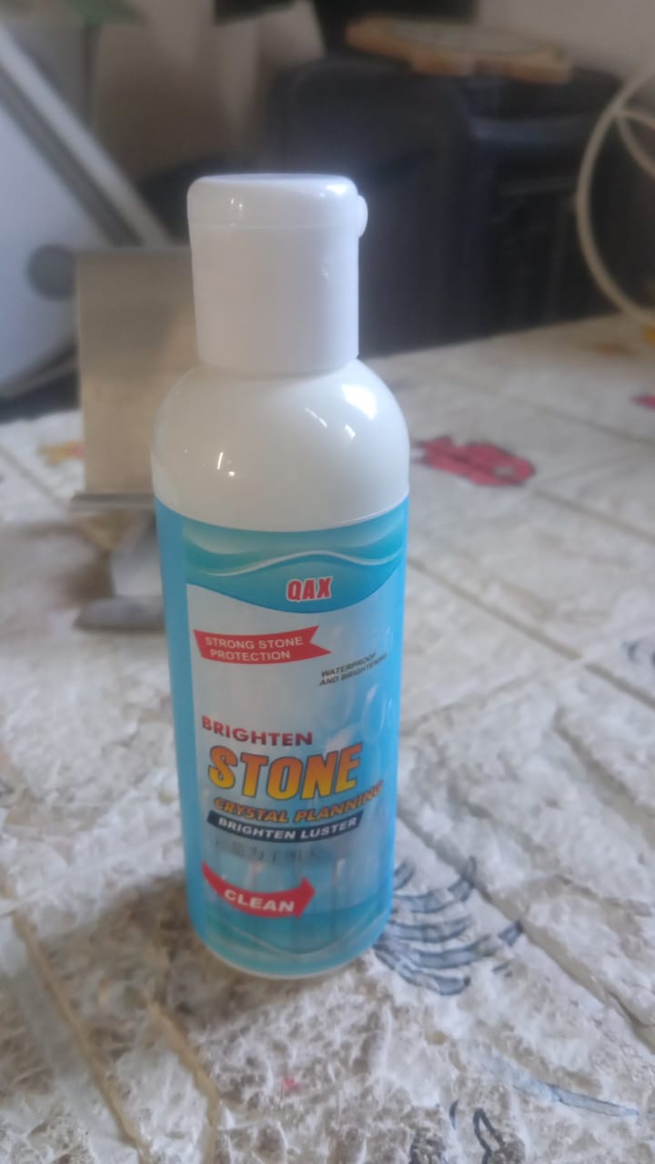 Stone Stain Remover Cleaner, Stone Crystal Plating Agent, Marble Stone Cleaner Polishes, Crystal Plating for Kitchen, Patio, Backyard Marble Cleaner and Polish (75 ML Approx / 1 pc) Stone Stain Remover Cleaner, Stone Crystal Plating Agent, Marble Stone Cleaner Polishes, Crystal Plating for Kitchen, Patio, Backyard Marble Cleaner and Polish (75 ML Approx / 1 pc)